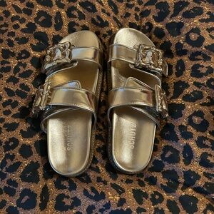 NWT SCHUTZ Enola Sporty Specchio Sandal